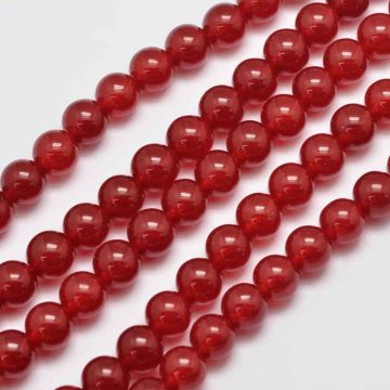Нефрит "Malaysia Jade" мъниста 8 мм - наниз 23 бр