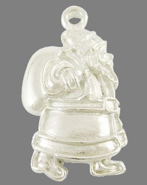 Pendant - Santa Claus -10 pieces