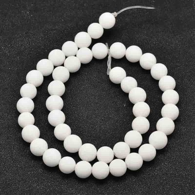 2 Мъниста мат 8 мм, Malaysia Jade
