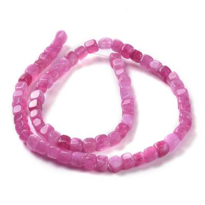 4 Доломит кубични мъниста Purple 5~7x5~7x5~7 мм