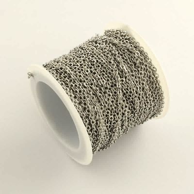 3 Синджир от неръждаема стомана 304, 3x2x0.5мм
