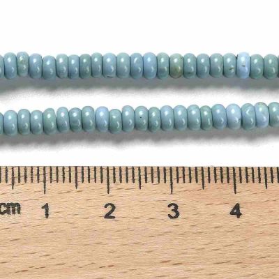 2 Tюркоаз на рондел мъниста 4.5x2 мм 