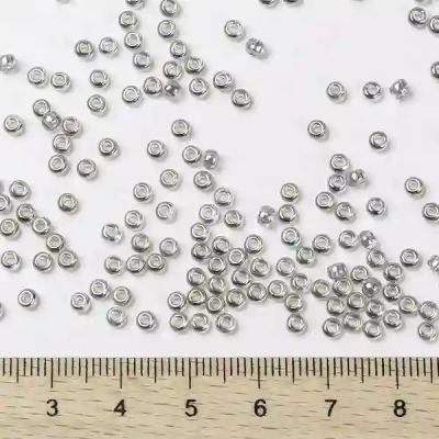 MIYUKI® Rocailles Японски синци 3мм, галванизирани,  пакет 10 гр - ИЗБЕРЕТЕ ЦВЯТ