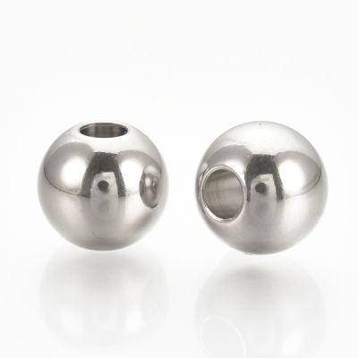 Мъниста от неръждаема стомана 304, 3x2.5мм - 50 бр
