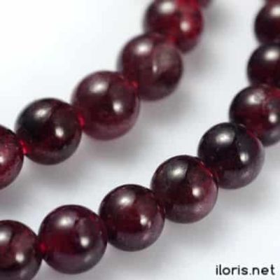Гранат мъниста DarkRed клас B