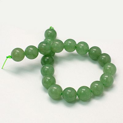 Авантюрин мъниста Light Green 8мм 21