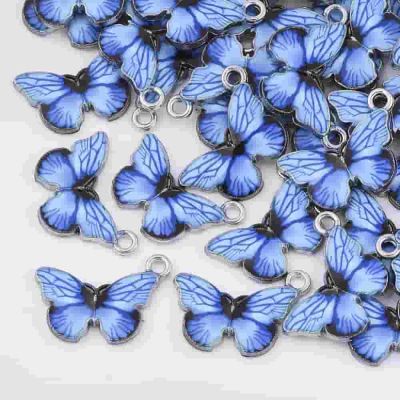 Висулка Blue Butterfly, Пеперуда 13.5x20x2мм