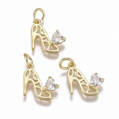 Висулка Чехълче с 18К златно покритие и Cubic Zirconia