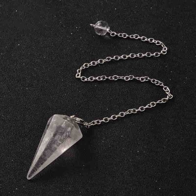 Махало за радиестезия от Кварцов кристал - 23 см АА